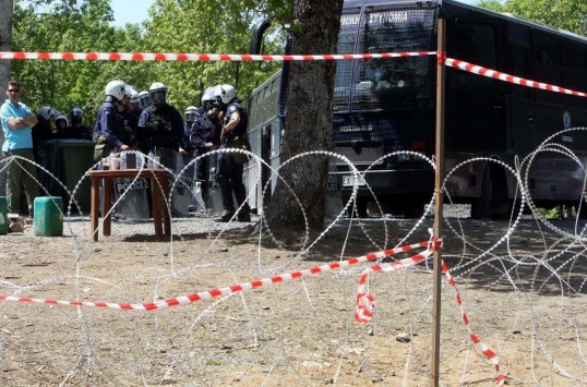 Συνεχίζονται οι έρευνες της ΕΛ.ΑΣ στις Σκουριές