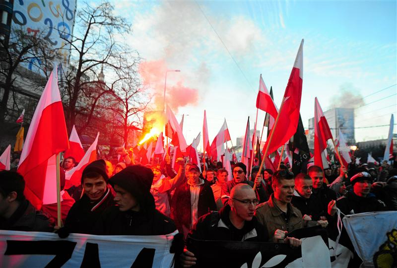 Eπεισόδια έξω από την ρωσική πρεσβεία στην Βαρσοβία