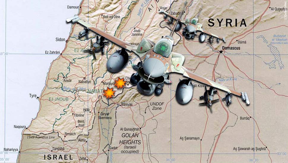 Στόχους της Hezbollah κτυπάει η ισραηλινή Αεροπορία