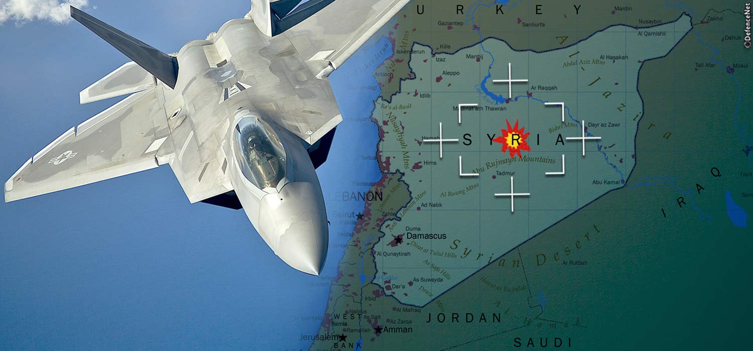 Με F-22 από τα HAE και B-1B κτύπησαν στη Συρία οι ΗΠΑ –  Το «βάπτισμα του πυρός» για το stealth μαχητικό