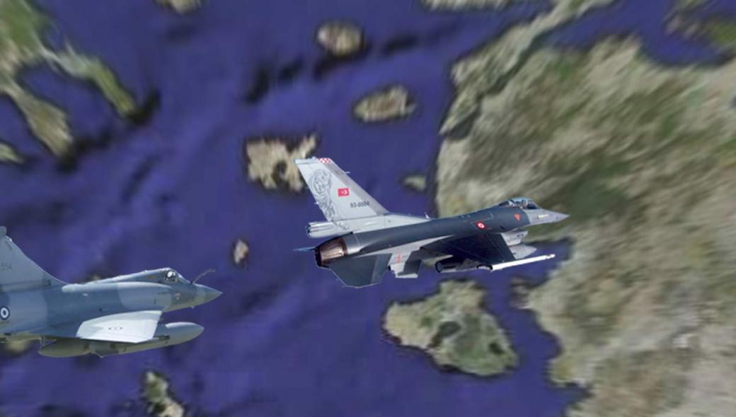 ΕΚΤΑΚΤΟ: Σκληρή αερομαχία ελληνικών Mirage 2000-5 με τουρκικά F-16  στο Αιγαίο