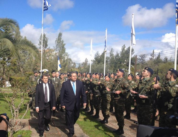 Eπίσκεψη του υπουργoύ Εθνικής Άμυνας Π.Καμμένου στην ΕΛΔΥΚ