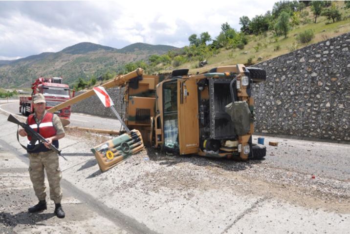 Τουρκία: Ανετράπη στρατιωτικό όχημα τέσσερις τραυματίες