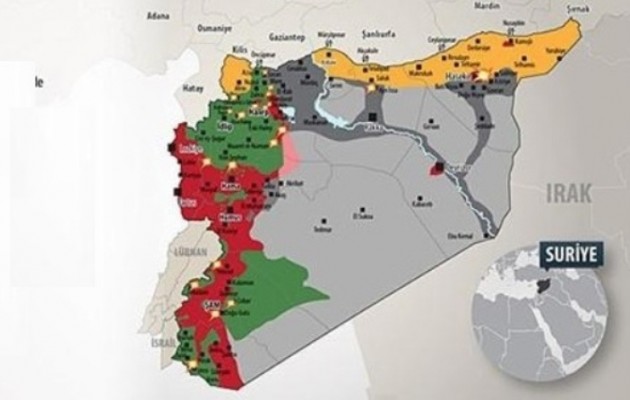 Δείτε πώς έχει διαμορφωθεί ο χάρτης της Συρίας – Ποιοι ελέγχουν ποια εδάφη!