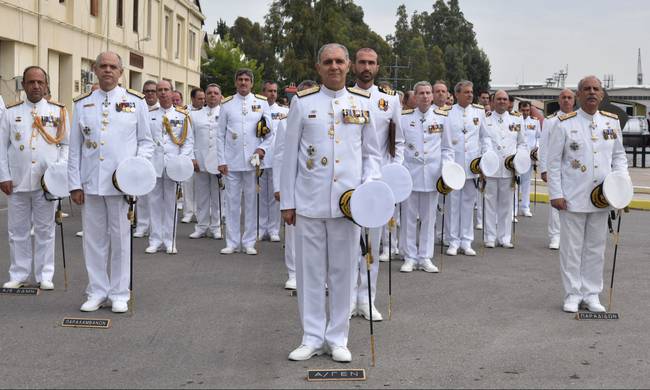 Τελετή Παράδoσης Παραλαβής Διοικητή Διοίκησης Διοικητικής Μέριμνας Ναυτικού