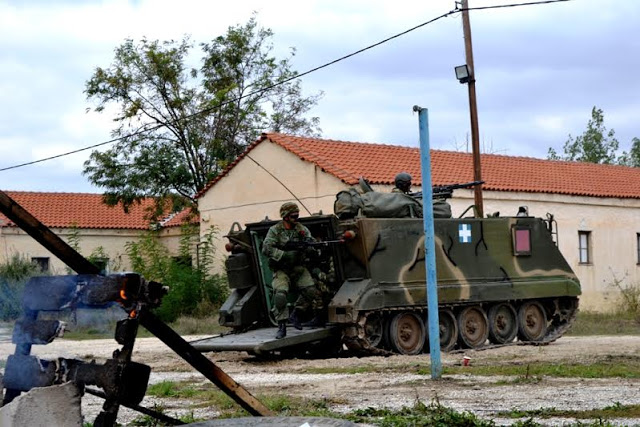 Άσκηση της 16ης Μ/Κ ΜΠ για την αντιμετώπιση ασύμμετρων απειλών και αγώνα σε αστικό ιστό [φωτο]