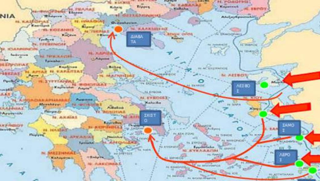 Από τα hot spots στα κέντρα – Ποια θα είναι η διαδρομή των προσφύγων [γράφημα-χάρτης]