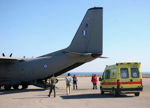 Μεταφέρεται στην Αθήνα με C-130 3χρονο προσφυγόπουλο σε κρίσιμη κατάσταση