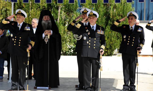 Τελετή Παράδoσης Παραλαβής Διοικητού Σχολής Ναυτικών Δοκίμων