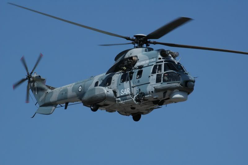 Ελικόπτερο Super Puma έσωσε επτά άτομα στη Λέσβο (βίντεο)