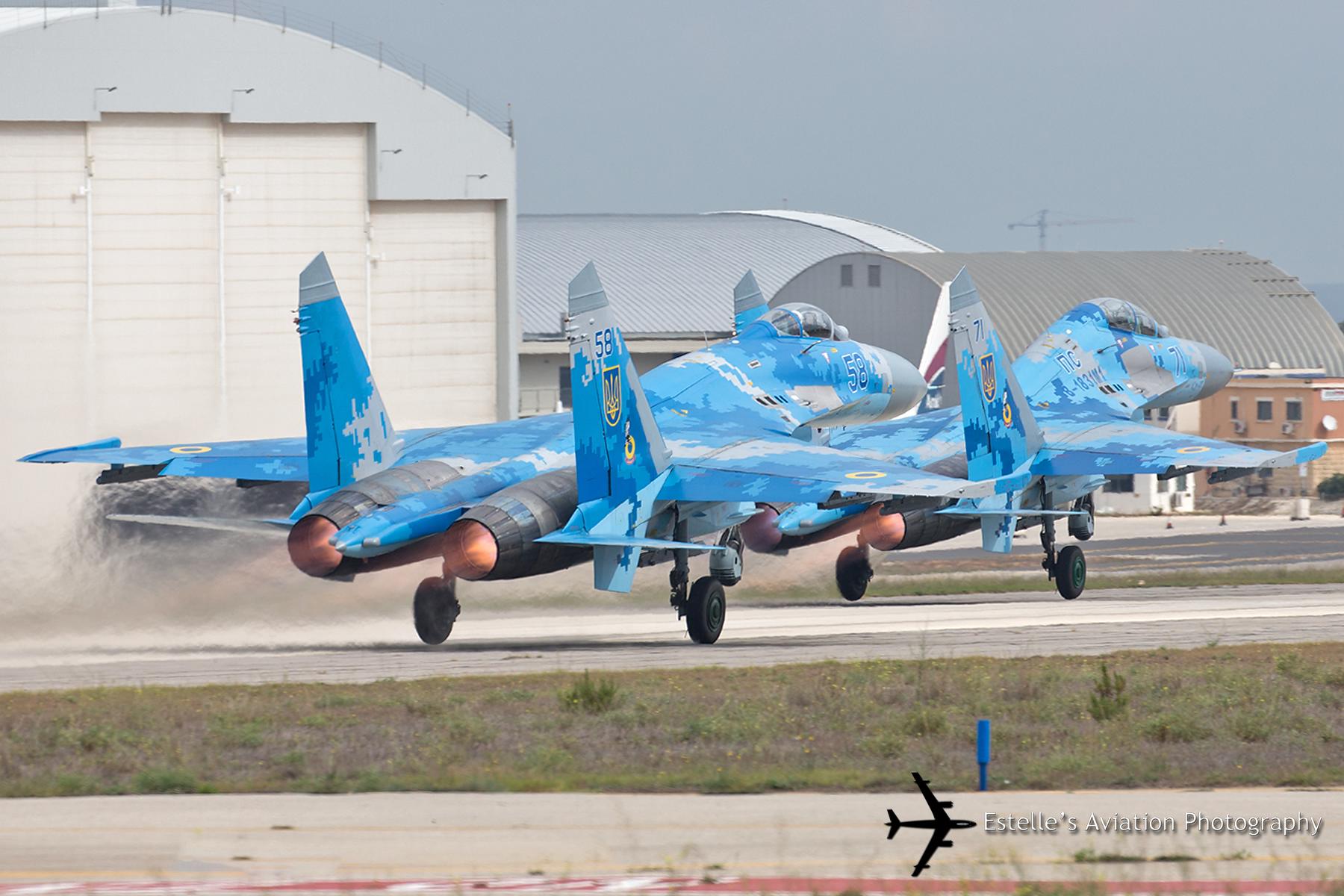 Βίντεο: Τα ουκρανικά Su-27 στο Air Show της Μάλτας