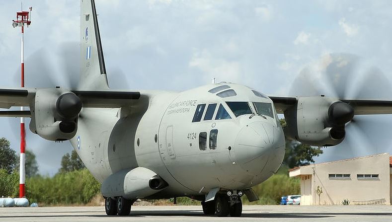 Μεταφορά μοσχευμάτων με αεροσκάφος C-27 της Πολεμικής Αεροπορίας