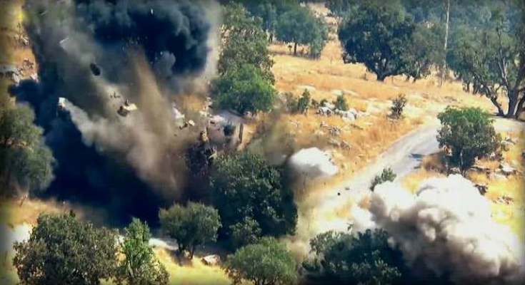 Κούρδοι διαλύουν τουρκικό τεθωρακισμένο… ανθεκτικό σε νάρκες (Βίντεο)