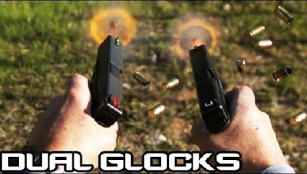 60 φυσίγγια σε 5 δευτερόλεπτα με δύο πιστόλια Glock! (βίντεο)