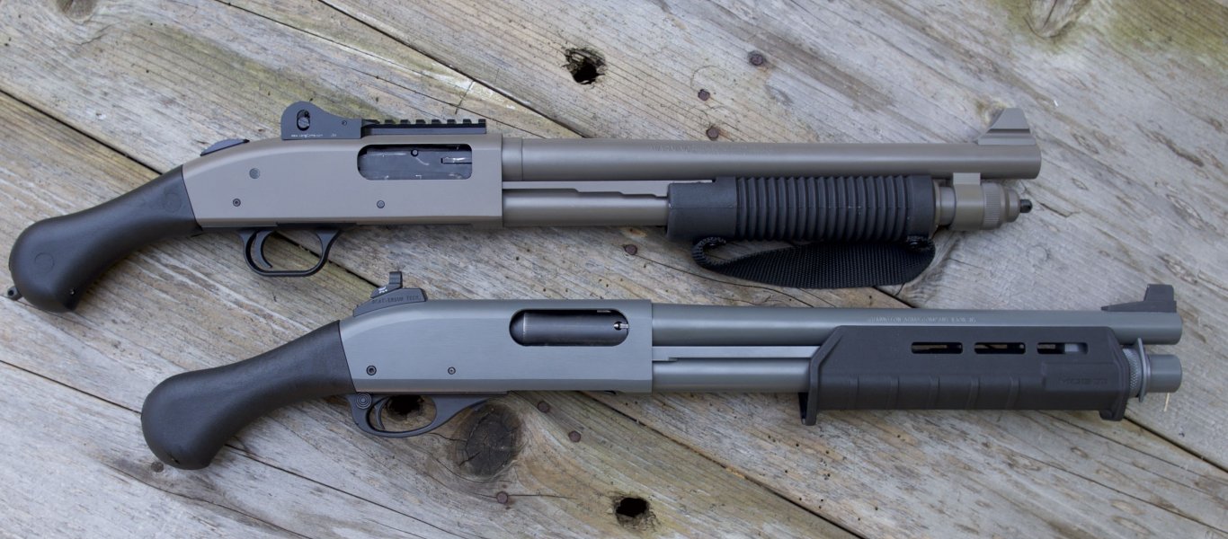 Remington Tac-14 εναντίον Mossberg Shockwave- Σύγκριση λειόκανων που προορίζονται για αυτοάμυνα στο σπίτι (βίντεο)