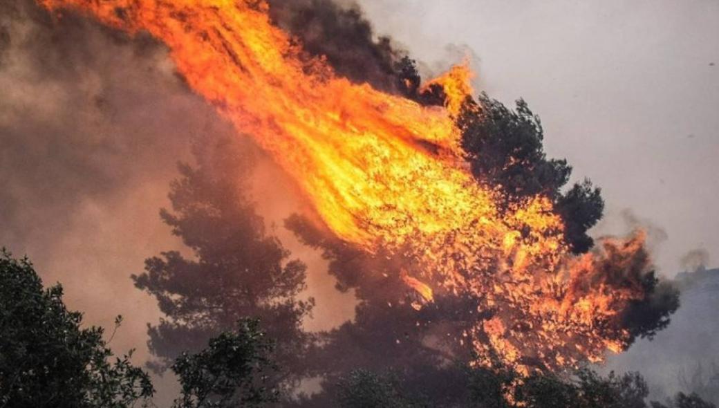 Πυρκαγιά στην Αρχαία Ολυμπία