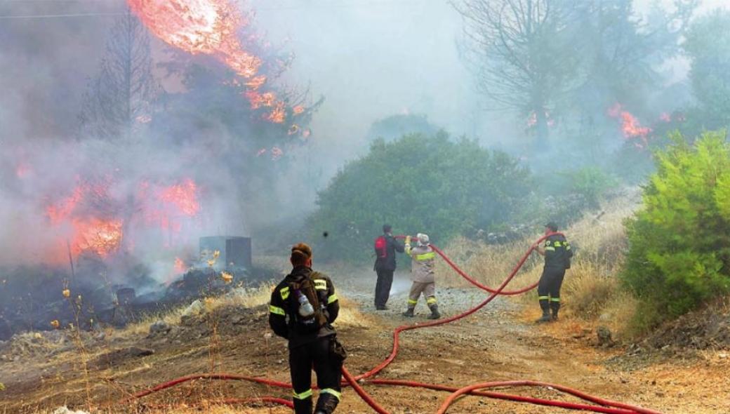 Φωτιά σε αγροτοδασική περιοχή στην Κοζάνη