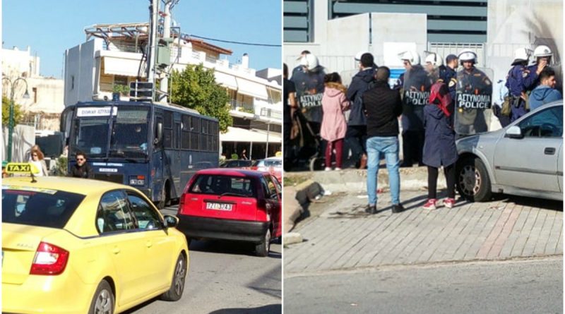 Άνω Καλαμάκι: Οι  αρμόδιοι του ΔΟΜ ειδοποίησαν τα ΜΑΤ γιατί οι αλλοδαποί ήταν έτοιμοι να τα σπάσουν!