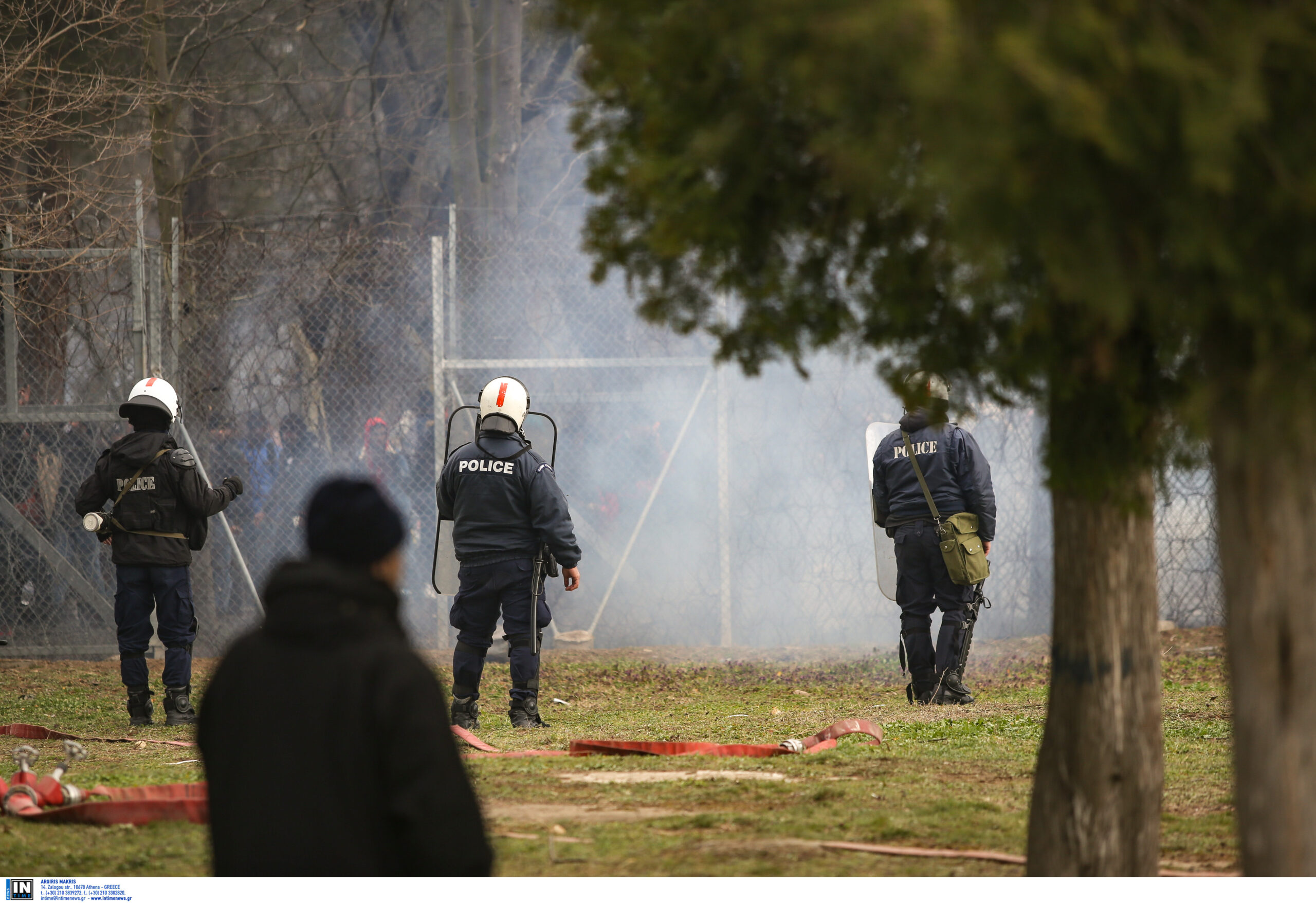 Χημικά και δακρυγόνα από τους Τούρκους κατά των Ελλήνων στρατιωτών  στις Καστανιές