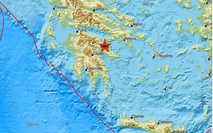 Σεισμική δόνηση 3,7 βαθμών της κλίμακας Ρίχτερ στην Κόρινθο