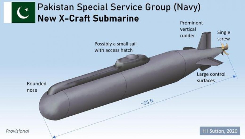 Πακιστάν: Νέο υποβρύχιο για τη μεταφορά ομάδων υποβρυχίων καταστροφών