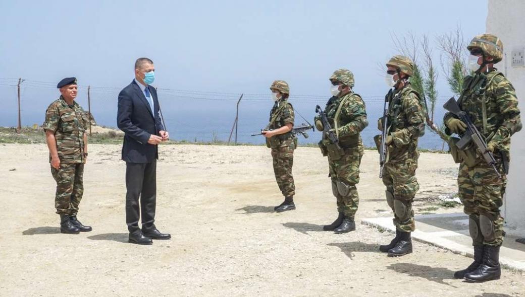 Επισκέφτηκε Λήμνο, Άγιο Ευστράτιο, Χίο και Λέσβο ο ΥΦΕΘΑ A. Στεφανής (φώτο)