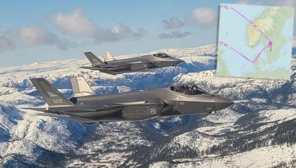 Νορβηγικά  F-35 σουηδικά Gripen και αμερικανικά Β-1Β σε κοινή  αποστολή πάνω από την Σκανδιναβία