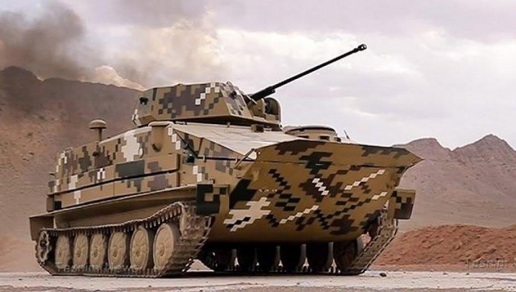 Νέο υβρίδιο  ΤΟΜΑ μεταξύ BTR-50 και BMP-2 παρουσίασε το Ιράν