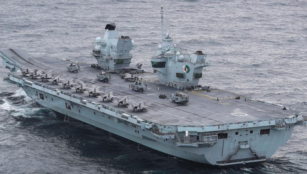 Η Ομάδα Κρούσης του HMS Queen Elizabeth με F-35B στην Βόρεια Θάλασσα για ασκήσεις