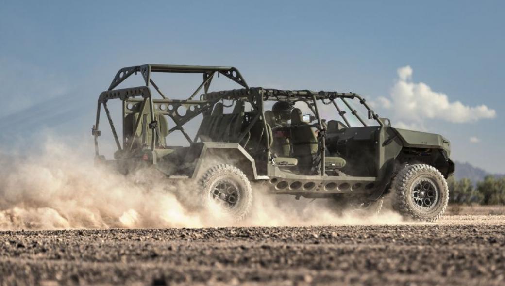 Η General Motors (GM) Defense παρέδωσε τα πρώτα τέσσερα Infantry Squad Vehicles (ISVs)