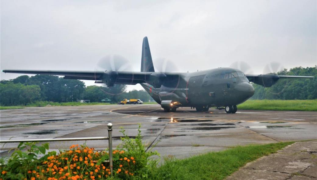 C-130  κάνει αναγκαστική προσγείωση στην Ρωσία