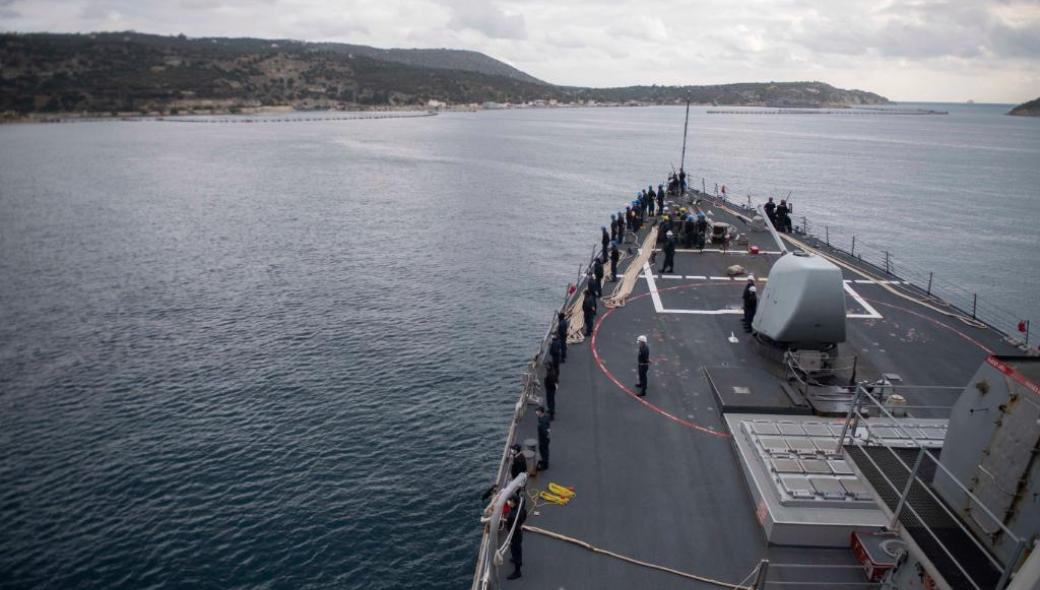 USS Donald Cook: Το σκάφος που είχαν «ψήσει» οι Ρώσοι με τις παρεμβολές τους  έφτασε στη Σούδα