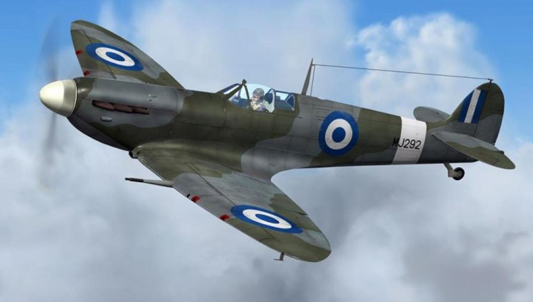 Το ελληνικό Supermarine Spitfire σε δοκιμαστική πτήση