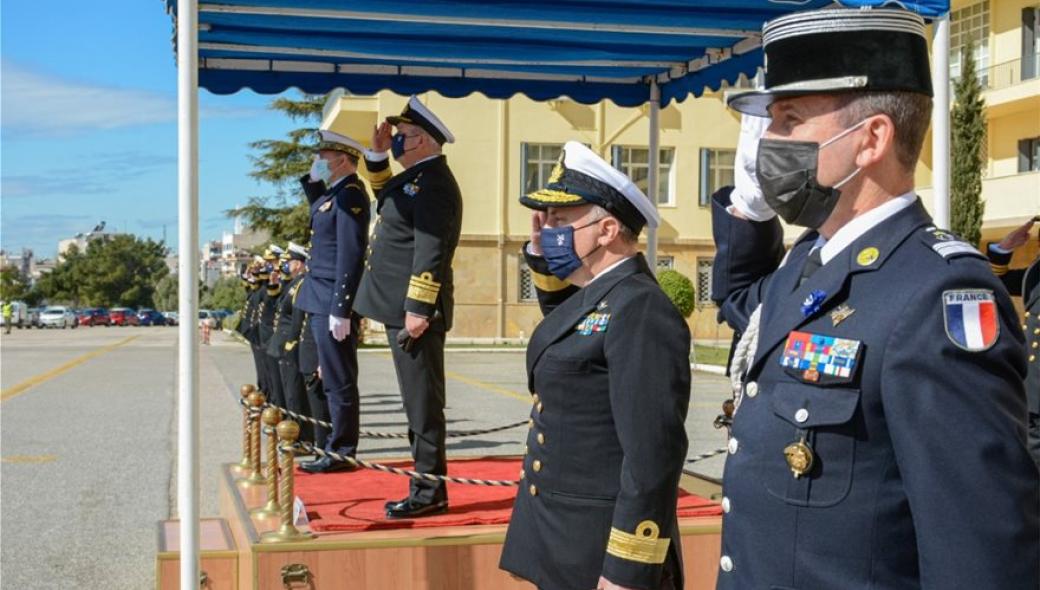 Στην Ελλάδα ο Αρχηγός του Γενικού Επιτελείου Ναυτικού της Γαλλίας (φωτο)