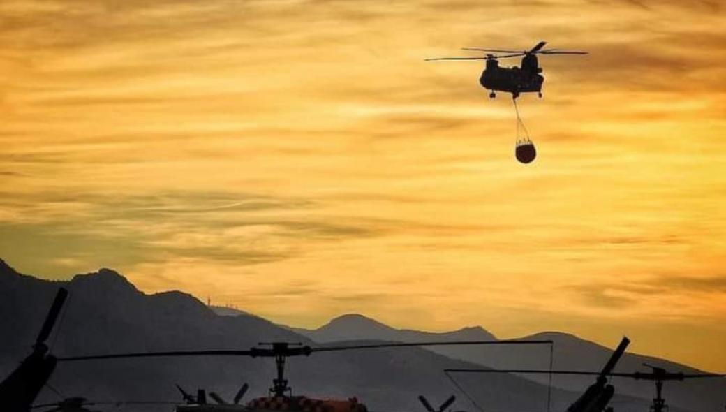 Τρία αιγυπτιακά Chinook έρχονται στην Ελλάδα για να βοηθήσουν στην κατάσβεση των πυρκαγιών