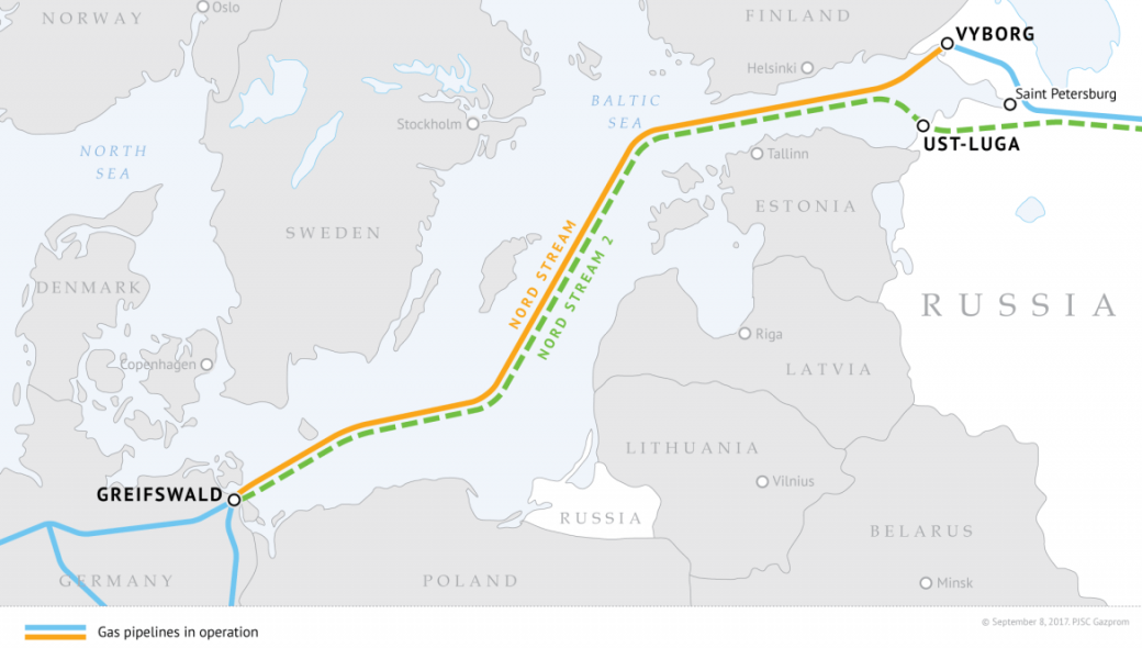 Επισήμως ανακοινώθηκε η ολοκλήρωση του Nord Stream 2 – Μεγάλη επιτυχία του Β.Πούτιν