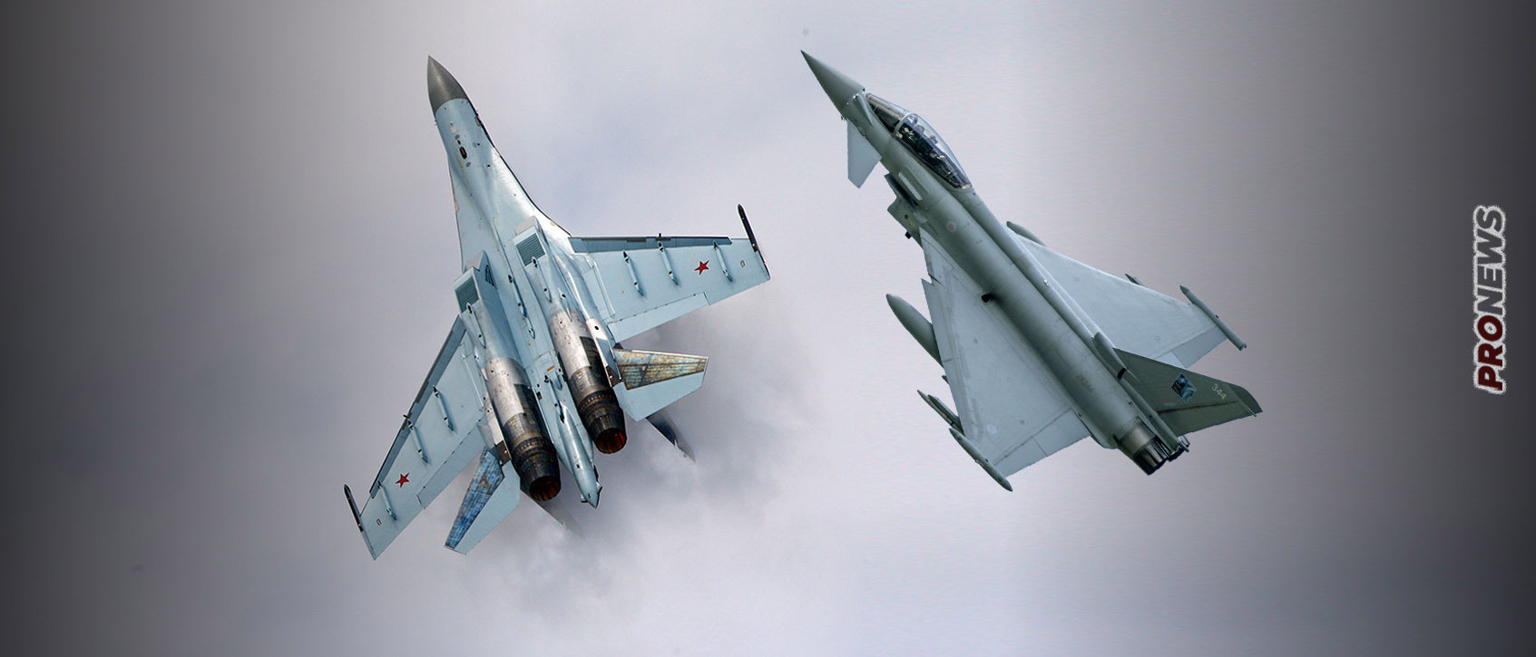 Εικονική κατάρριψη 2 ρωσικών μαχητικών Su-35 στη Μ.Θάλασσα από Eurofighter – Εναέρια «παγίδα» από ΝΑΤΟ προειδοποιεί τη Μόσχα
